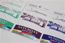 2019 Masters Tournament Complete Thursday-Sunday Ticket Set - Tiger Woods Winner