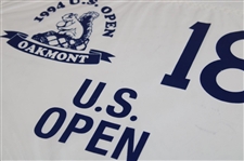Ernie Els Signed 1994 US Open at Oakmont White Flag JSA ALOA
