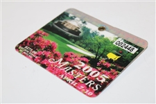 2005 Masters Tournament Series Badge #Q02448 - Tiger Woods Win