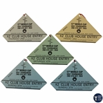 Five (5) 1969 World Cup Golf Tournament Tickets - Thursday-Sunday