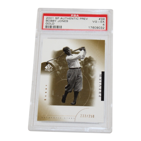 2001 Sp Authentic Prev Gold #39 Bobby Jones - PSA 4 #17609032
