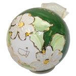 Masters Tournament Ceramic Holiday Ornament Green Dogwood in Box
