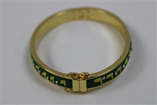 Masters Tournament Mignonne Gavigan Masters Green Bangle in Original Bag/Box