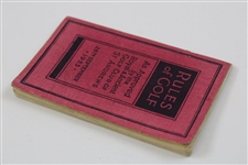 1933 'Rules Of Golf As Approved By The Royal & Ancient Golf Club Of St. Andrews' 