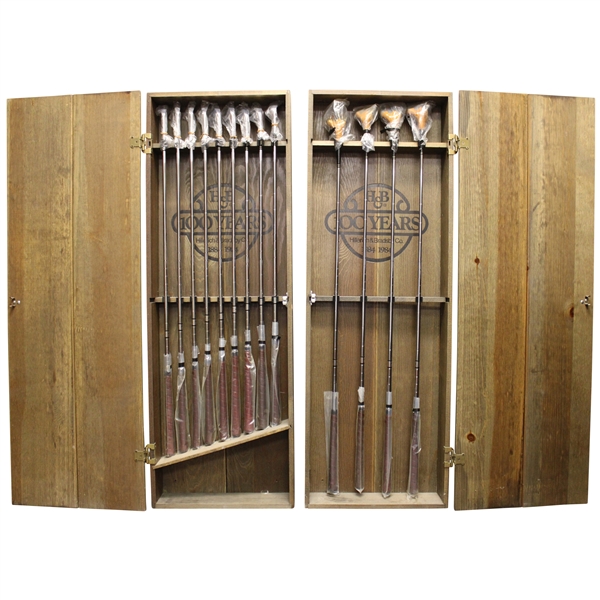 Power Bilt Century Irons & Woods Ltd Ed Set #0496/1000 In Original Wood Crate/Boxes (2)