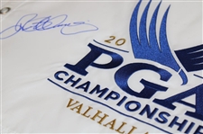 Rory McIlroy Signed 2014 PGA at Valhalla Embroidered White Flag JSA ALOA