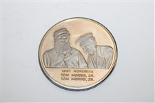 1987 Memorial Tournament Coin Honoring Old & Young Tom Morris w/Box