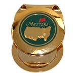 Masters Tournament Logo Undated Gold Tone Money Clip