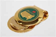 Masters Tournament Logo Undated Gold Tone Money Clip