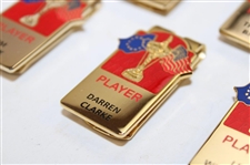 Five (5) 1997 Ryder Cup at Valderrama Golf Club - Player Identification Money Clips/Badges