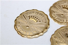 Three (3) Titleholders Augusta Georgia Member Badges/Pins in Boxes - Undated