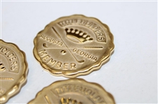 Three (3) Titleholders Augusta Georgia Member Badges/Pins in Boxes - Undated
