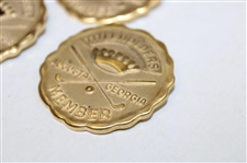 Three (3) Titleholders Augusta Georgia Member Badges/Pins in Boxes - Undated