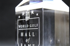 2000 World Golf Hall of Fame Induction Strassbourg Cut Crystal in Box