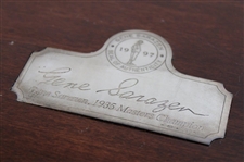 The 1935 Masters Ltd Ed Sterling Silver Gene Sarazen Double Eagle Replica Mini 4-Wood in Box