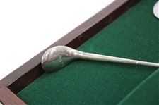 The 1935 Masters Ltd Ed Sterling Silver Gene Sarazen Double Eagle Replica Mini 4-Wood in Box