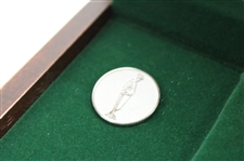 The 1935 Masters Ltd Ed Sterling Silver Gene Sarazen Double Eagle Replica Mini 4-Wood in Box