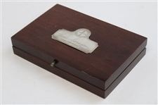 The 1935 Masters Ltd Ed Sterling Silver Gene Sarazen Double Eagle Replica Mini 4-Wood in Box