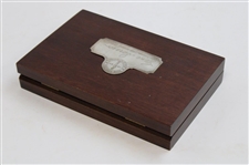 The 1935 Masters Ltd Ed Sterling Silver Gene Sarazen Double Eagle Replica Mini 4-Wood in Box