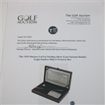 The 1935 Masters Ltd Ed Sterling Silver Gene Sarazen Double Eagle Replica Mini 4-Wood in Box