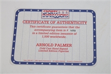 Arnold Palmer Signed Ltd Ed Sports Impressions Cold Cast Figurine #489/975 in Box JSA ALOA