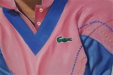 Nancy Lopez 1990 Original Painting by Artist Sandy Consiglio
