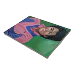 Nancy Lopez 1990 Original Painting by Artist Sandy Consiglio