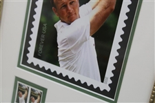 2020 United States Postal Service Gifted Arnold Palmer Large Stamp to WGHoF - Framed