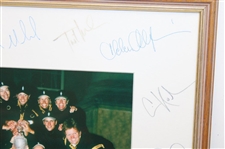 US Team Signed 2000 Solheim Cup at Loch Lomond Matting of Photo - Framed JSA ALOA
