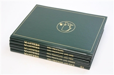 2000, 2001, 2002, 2003 & 2004 Masters Tournament Green Annual Books
