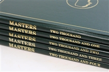 2000, 2001, 2002, 2003 & 2004 Masters Tournament Green Annual Books