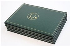 2000, 2001, 2002, 2003 & 2004 Masters Tournament Green Annual Books