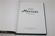 2000, 2001, 2002, 2003 & 2004 Masters Tournament Green Annual Books