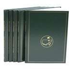 2000, 2001, 2002, 2003 & 2004 Masters Tournament Green Annual Books