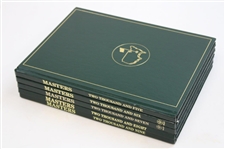 2005, 2006, 2007, 2008 & 2009 Masters Tournament Green Annual Books