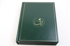 2005, 2006, 2007, 2008 & 2009 Masters Tournament Green Annual Books