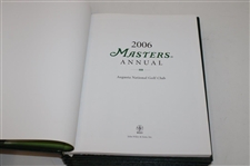 2005, 2006, 2007, 2008 & 2009 Masters Tournament Green Annual Books
