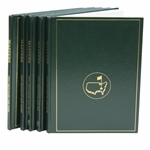 2005, 2006, 2007, 2008 & 2009 Masters Tournament Green Annual Books