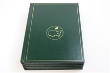 2011, 2012, 2013, 2014 & 2015 Masters Tournament Green Annual Books