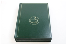 2011, 2012, 2013, 2014 & 2015 Masters Tournament Green Annual Books
