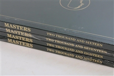 2016, 2017, 2018 & 2019 Masters Tournament Green Annual Books