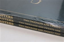 2020, 2021 & 2022 Masters Tournament Green Annual Books
