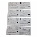 Price, Sutton, Irwin & Five Others Signed 1998/1999 BellSouth Classic Used Scorecards