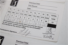 Price, Sutton, Irwin & Five Others Signed 1998/1999 BellSouth Classic Used Scorecards