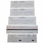 Daly, Couples, Kite & Seven Others Signed 1995/1998 GVC/Buick/Shootout Used Scorecards