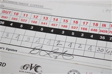 Daly, Couples, Kite & Seven Others Signed 1995/1998 GVC/Buick/Shootout Used Scorecards