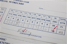 Daly, Couples, Kite & Seven Others Signed 1995/1998 GVC/Buick/Shootout Used Scorecards