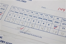 Daly, Couples, Kite & Seven Others Signed 1995/1998 GVC/Buick/Shootout Used Scorecards