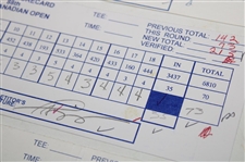 Azinger, Norman, Duval & Seven Others Signed 1997 Bell Canadian Open Used Scorecards