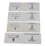 Watson, Calc, Els & Five Others Signed 1997/1998 The Tour Championship Used Scorecards
